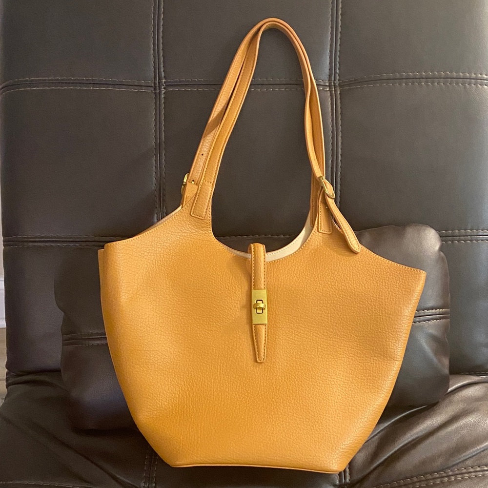 Vegan Leather  Tote Bag